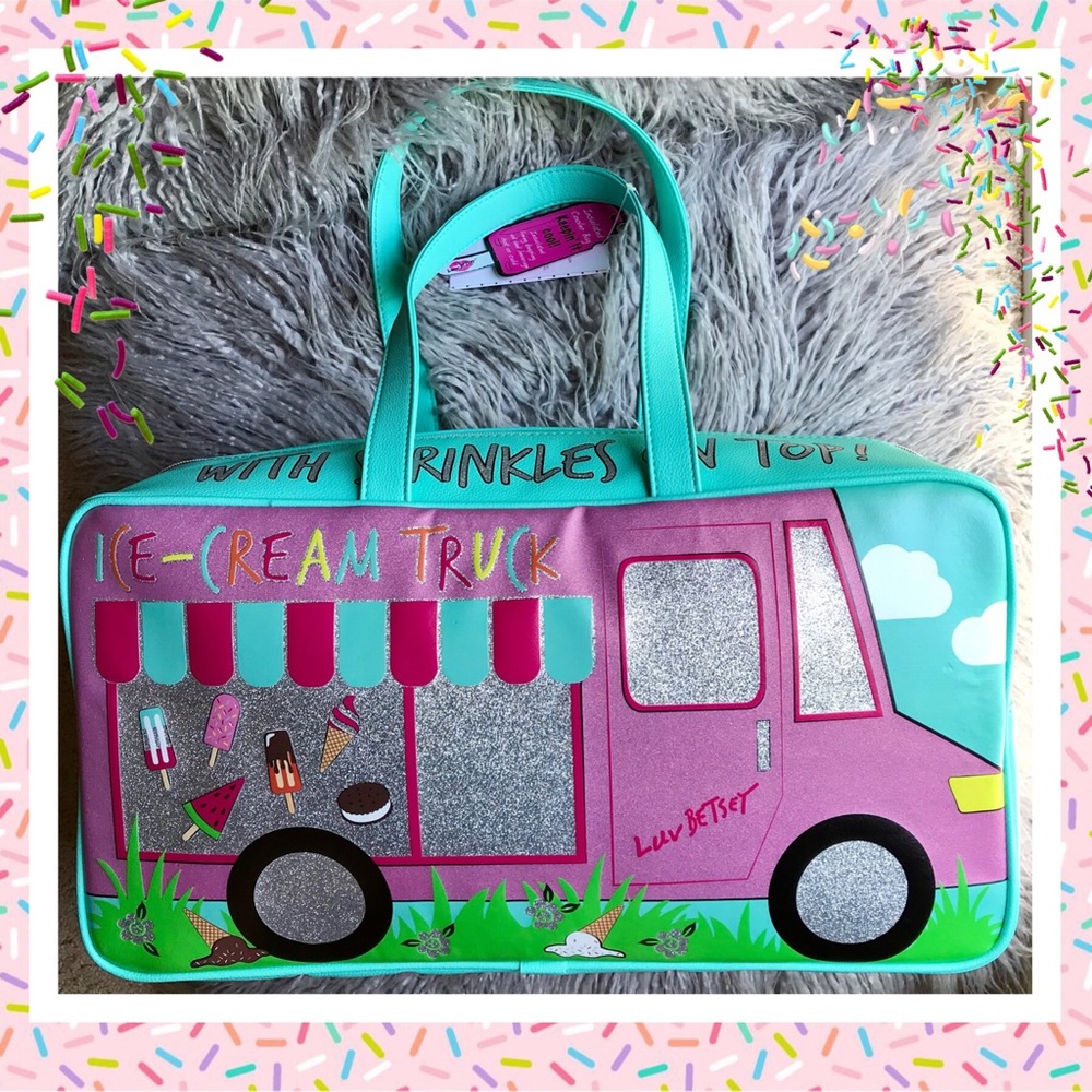 Betsey Johnson Ice Cream Truck Sprinkl Cooler Tote - Picture 8 of 8